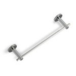 StilHaus VE06-08 Towel Bar, Chrome, 12 Inch, Made in Brass